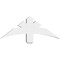 Ekena Millwork Davenport Architectural Grade PVC Gable Bracket, 36"W x 13 1/2"H x 4"D x 4"F, 9/12 Pitch GBP036X14X0404DAV00 - alternate 4
